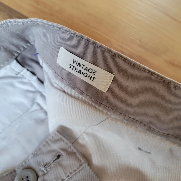 NWT J. CREW Tall/Long Grey Vintage Straight Trouser Pants Size 29 - Picture 6 of 10